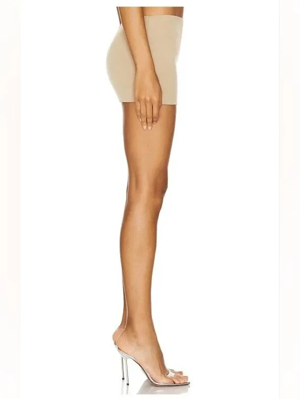 The Dolls House Ophelia Mini Skirt in Beige